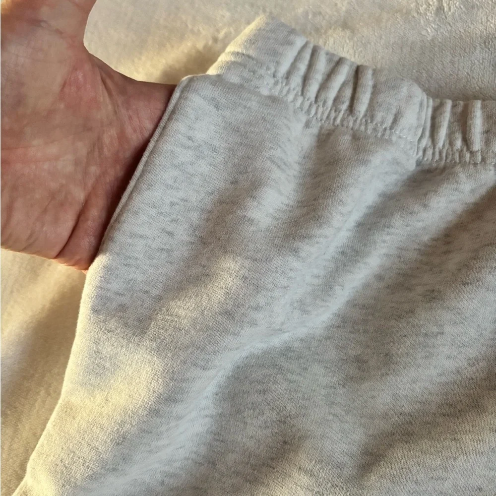 Abercrombie Kids Blue Gray Colorblock Fleece Joggers Size 13/14